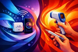 Wireless vs Manual Temperature Checks