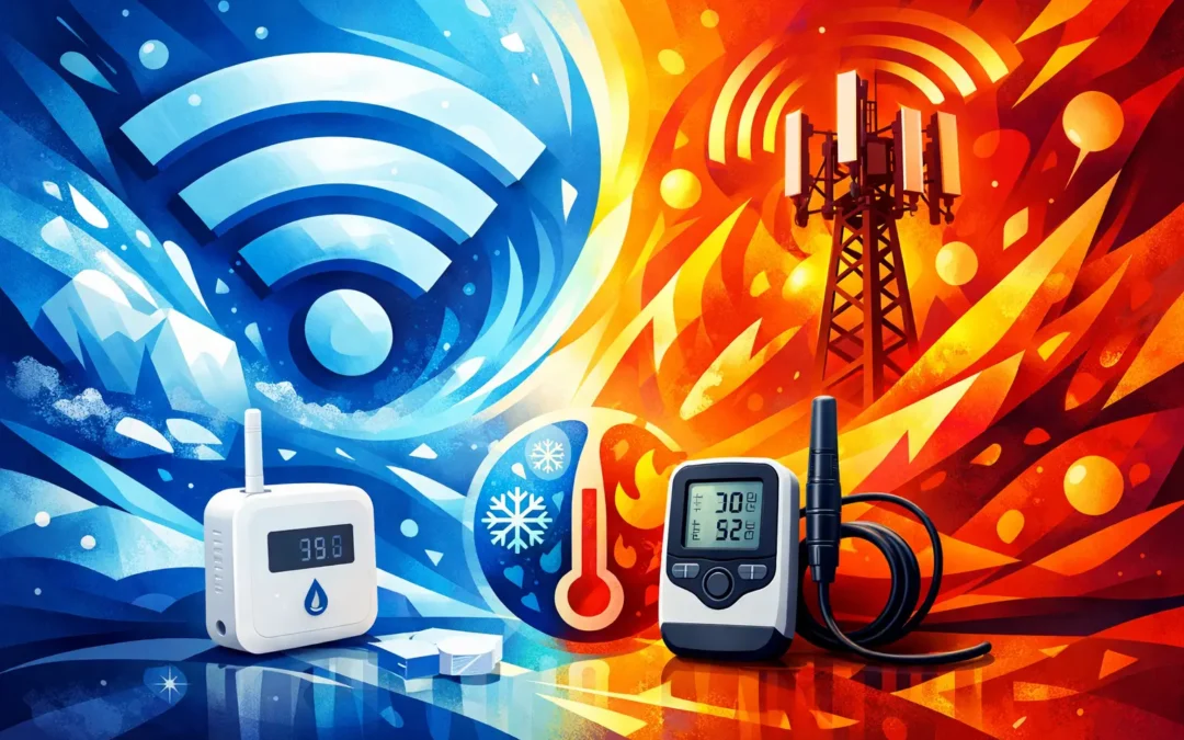 WiFi vs 4G Temperature Monitoring